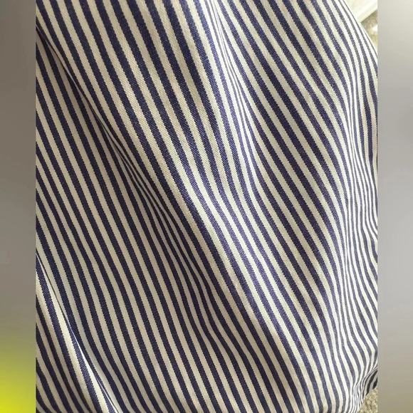 Brooks Brothers Men’s Blue/White striped button up - Picture 2 of 3